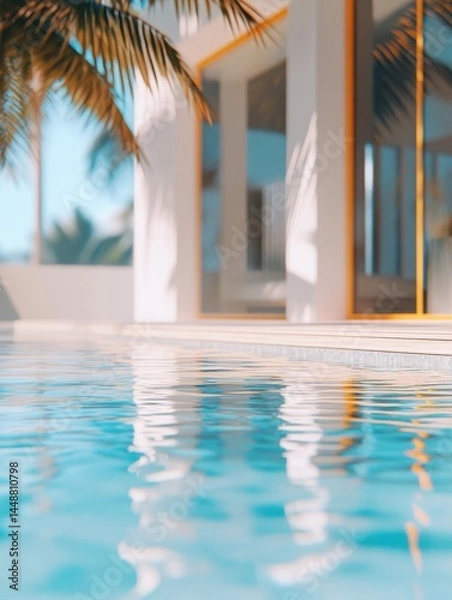 Obraz Swimming pool at a luxury resort
