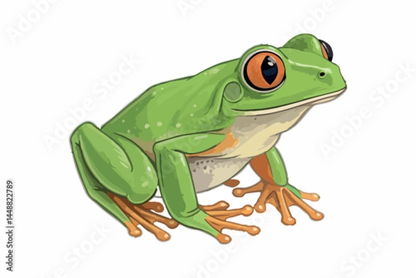 Fototapeta Green Frog Tropical Animal
