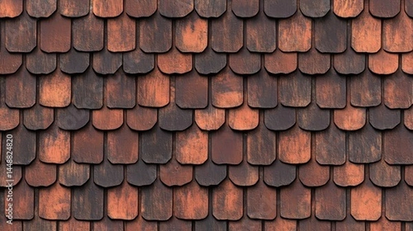 Obraz A 4K photo of seamless roof surface with high-resolution texture.