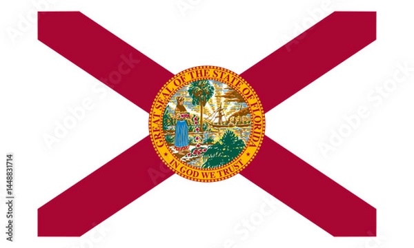 Obraz Florida state flag