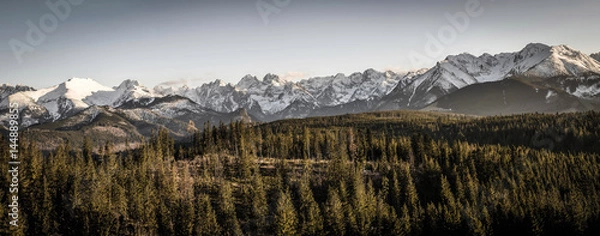 Obraz panorama "Tatry"