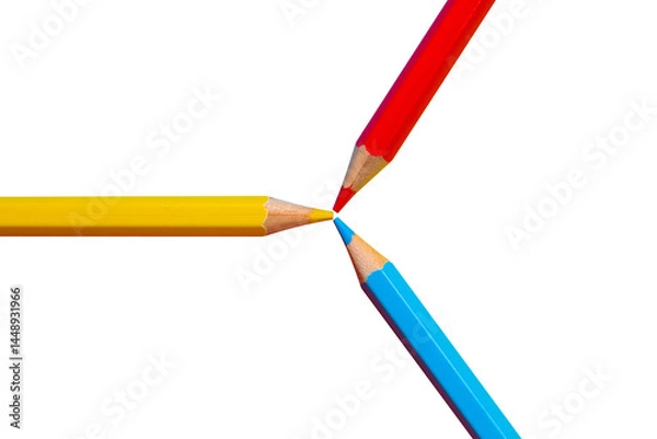 Obraz colored pencils isolated