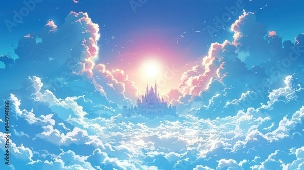 Obraz Castle in the Clouds