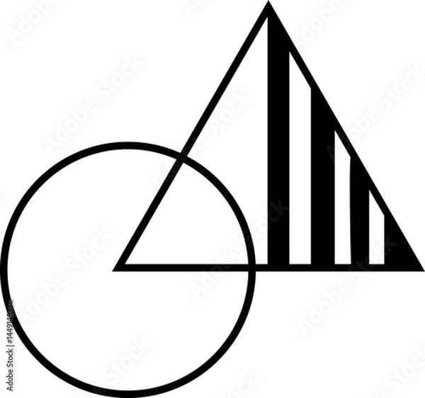 Obraz Geometric Abstract Minimalist Element