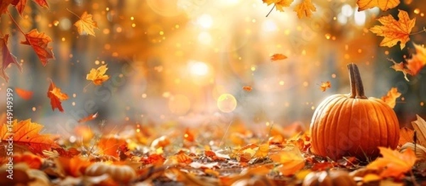 Fototapeta Autumn Pumpkin