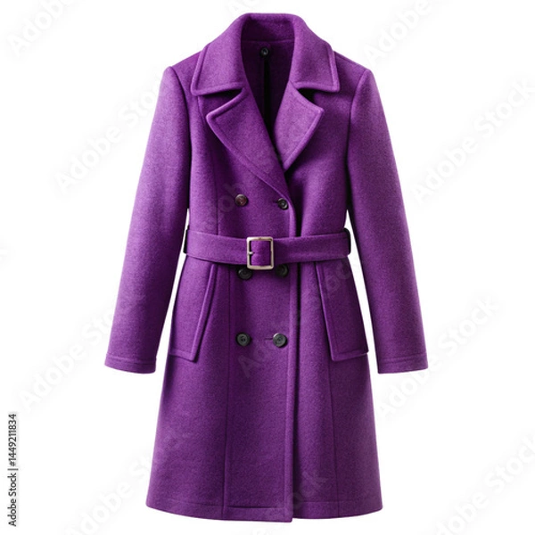 Obraz violet jacket isolated on white