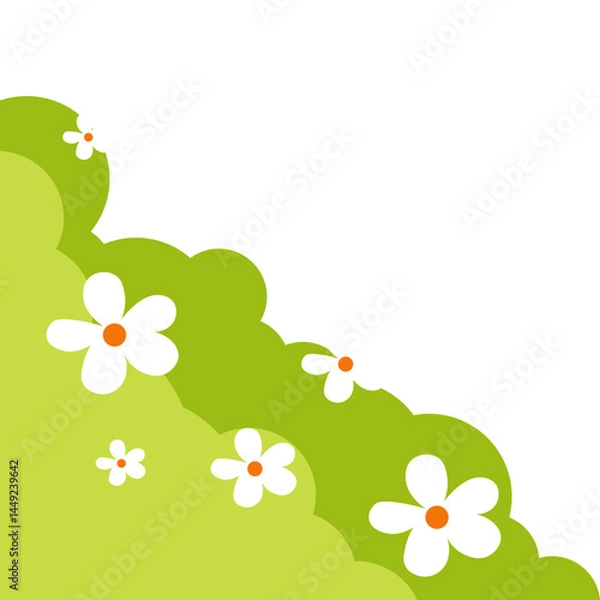 Fototapeta Grass Corner