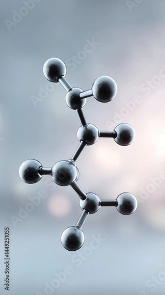 Fototapeta Molecular Structure of Butane