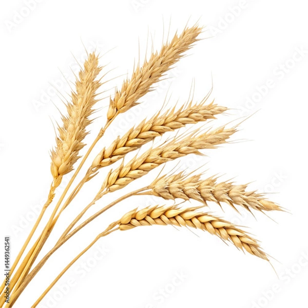 Obraz wheat isolated on white background