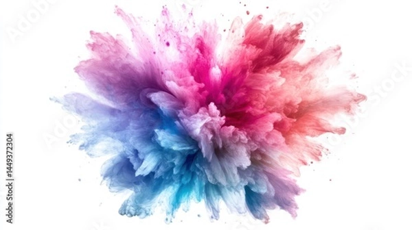 Fototapeta Abstract Colorful Explosion: A Vibrant Burst of Hues