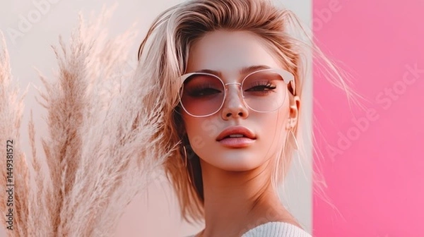 Obraz Create eye-catching social media graphics easily! This template's perfect for posts, stories, blogs, and sales, with earthy colors and simple designs. Ideal for fashion and beauty bloggers.
