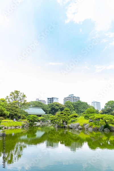 Fototapeta 清澄庭園　大泉水