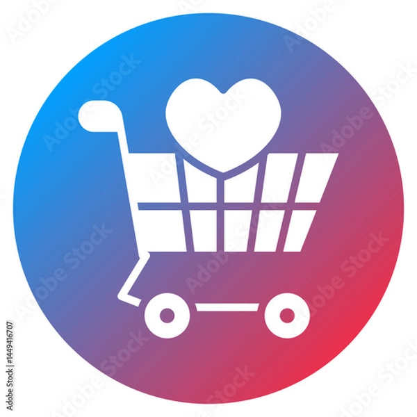 Fototapeta Shopping Experience Vector Icon