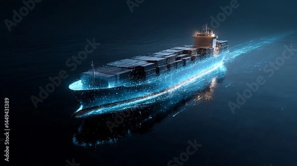 Obraz ship in the sea