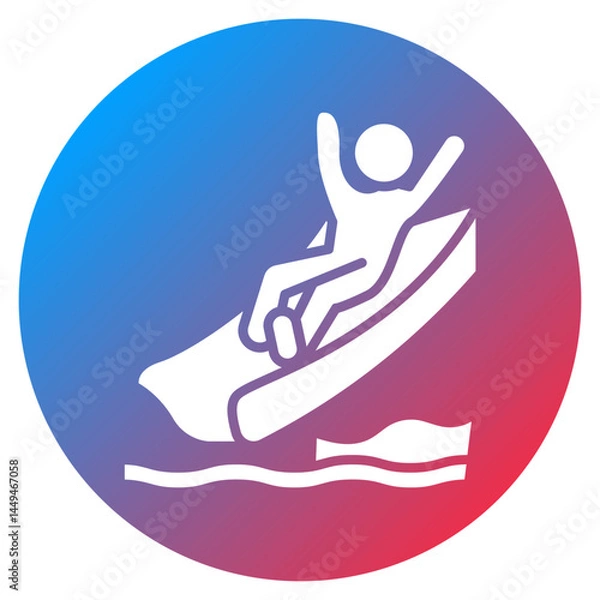 Fototapeta Speed Slide Vector Icon