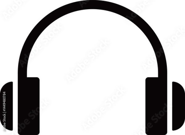 Fototapeta ヘッドフォン　アイコン