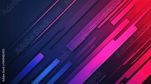 Fototapeta Abstract Background with Diagonal Lines and Gradient Colors for Modern Design Projects