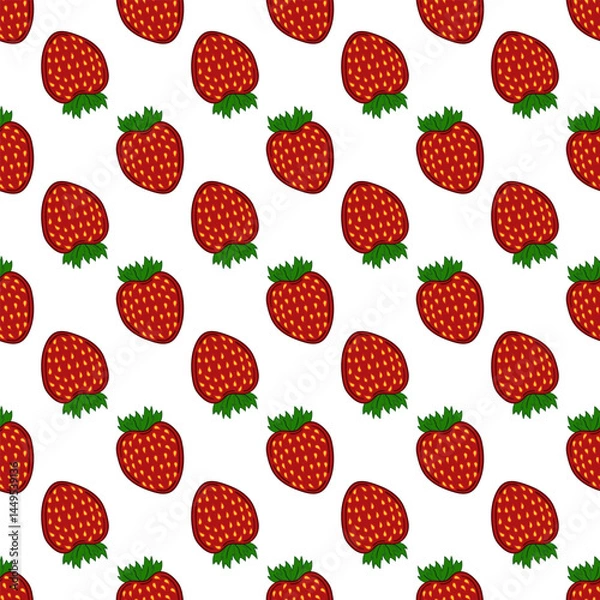 Fototapeta Pattern for textile or kitchen in hand draw style. Seamless pattern