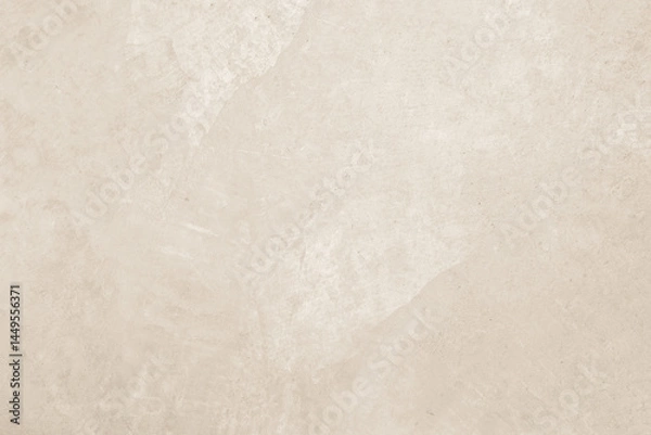 Fototapeta Colour old concrete wall texture background. Close up retro plain cream color cement wall background texture. Design paper vintage parchment element.