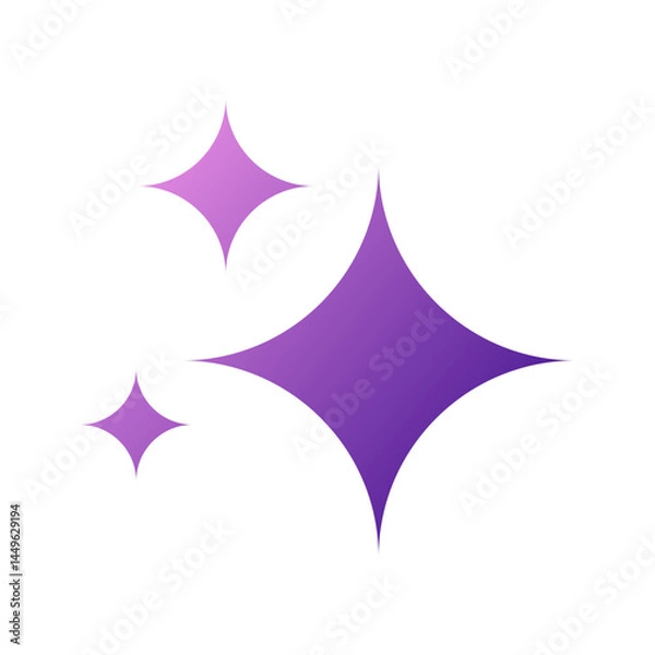 Obraz Artificial intelligence / AI icon isolated on transparent background