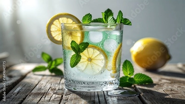 Obraz mojito cocktail with lime