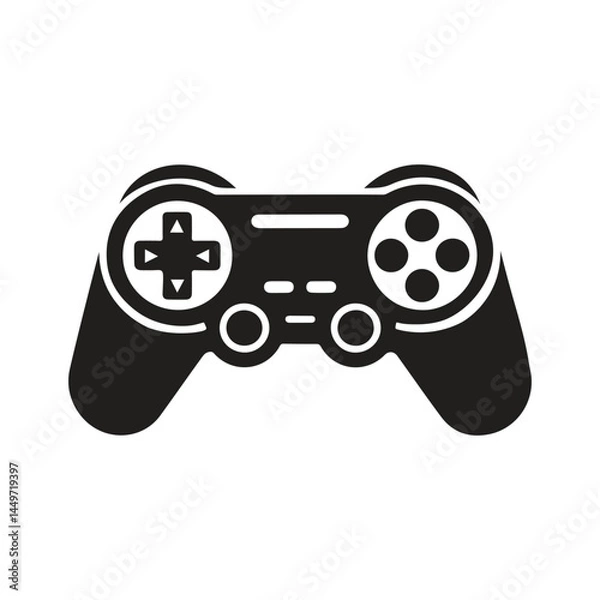 Fototapeta Game controller icon, Video game controller, Joystick Icon. Vector illustration