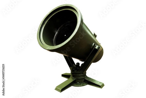 Obraz Military mortar on transparent background ready for display