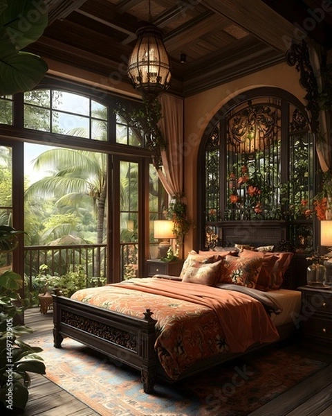 Obraz Balinese Treehouse Sanctuary