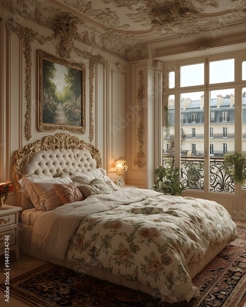 Obraz Parisian Haussmannian Master Suite