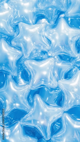 Obraz abstract blue background with stars