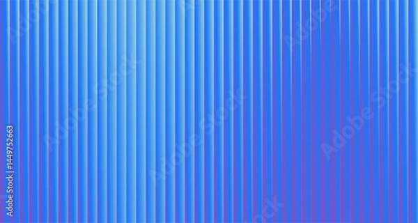 Fototapeta Light blue ribbed glass.  Vector ribbed glass texture background. Acrylic ribbed surface. Reeded glass background semitransparent overlay.  