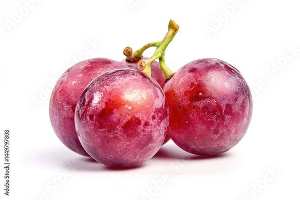Obraz plums isolated on white background
