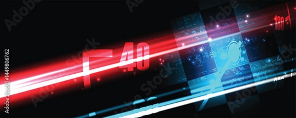 Fototapeta Abstract fast racing speed background