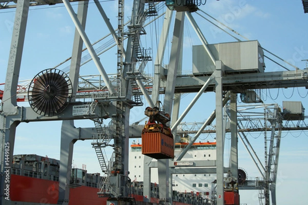 Fototapeta container crane 3