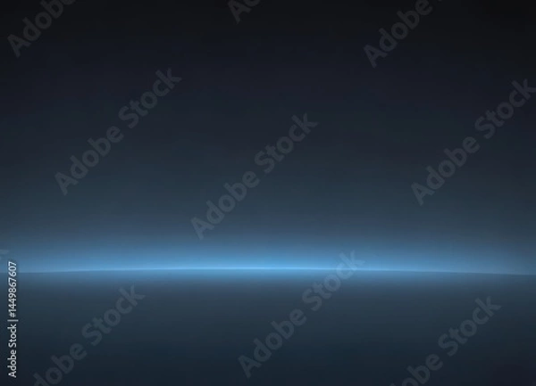 Fototapeta Subtle blue gradient, dark to light transition, calming feel,  shade,  stock