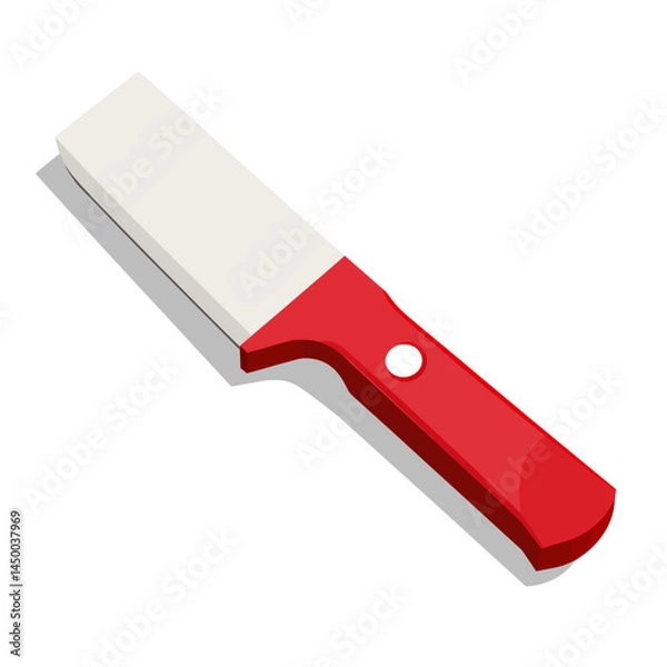 Fototapeta Minimal box cutter icon sheet on white background  -  