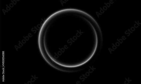 Obraz Dynamic Twirl Effect with Glowing Neon Particles, Circular Waves, and Sparkling Streaks, Highlighting Power and Rotation, in a Magical, Vibrant, and Futuristic Design – PNG with Transparent Background