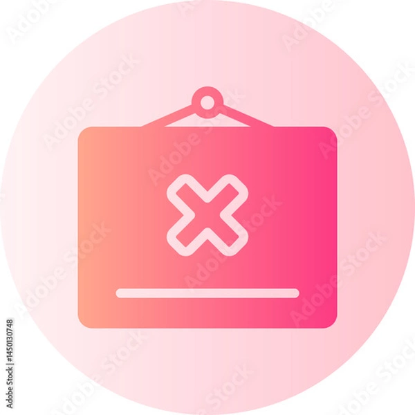 Fototapeta rules gradient icon