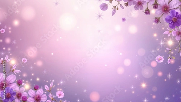 Obraz 紫の花の背景