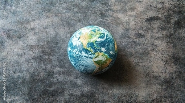 Obraz Celebrate World Earth Day with Our Interactive 3D Earth Model - Explore, Educate, and Embrace Sustainability
