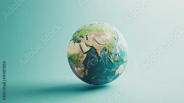 Obraz Celebrate World Earth Day with Our Interactive 3D Earth Model - Explore, Educate, and Embrace Sustainability
