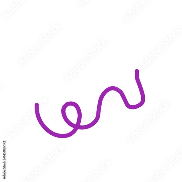 Obraz squiggly line