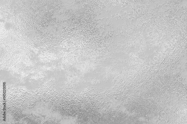 Fototapeta Silver grunge foil background 
