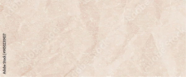 Fototapeta Dotted background, ecru paper, noise effect, halftone with grainy dot. Gradient beige texture, pastel overlay. Paper dusty grunge background