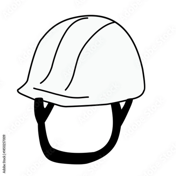 Obraz Backpack with survival kit illustration