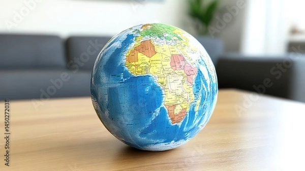 Obraz Celebrate World Earth Day with Our Interactive 3D Earth Model - Explore, Educate, and Embrace Sustainability
