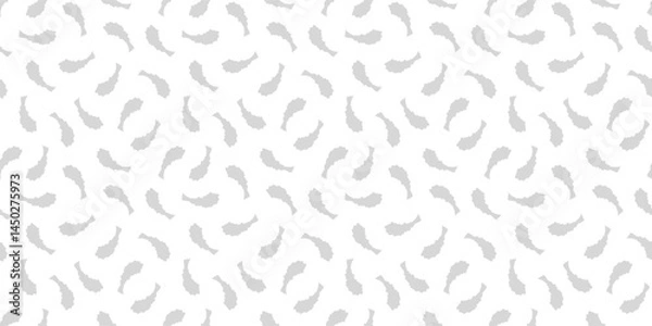 Fototapeta Tempura Shrimp Pattern background. Fried Shrimp Seamless pattern Background. Seafood Pattern Design. Crunchy Tempura Pattern.