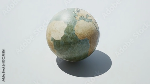 Obraz Celebrate World Earth Day with Our Interactive 3D Earth Model - Explore, Educate, and Embrace Sustainability

