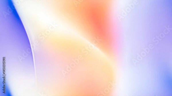 Fototapeta Soft gradient background in pastel blue and purple hues with a modern, ethereal feel