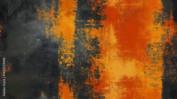 Obraz Abstract vertical stripes of orange and dark colors.
